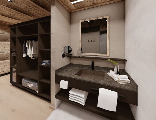 Großzügiges Doppelzimmer Dachstein im 4-Sterne Hotel Rohrmoos bei Schladming