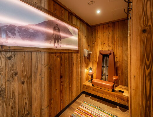 Relax in the wellness area