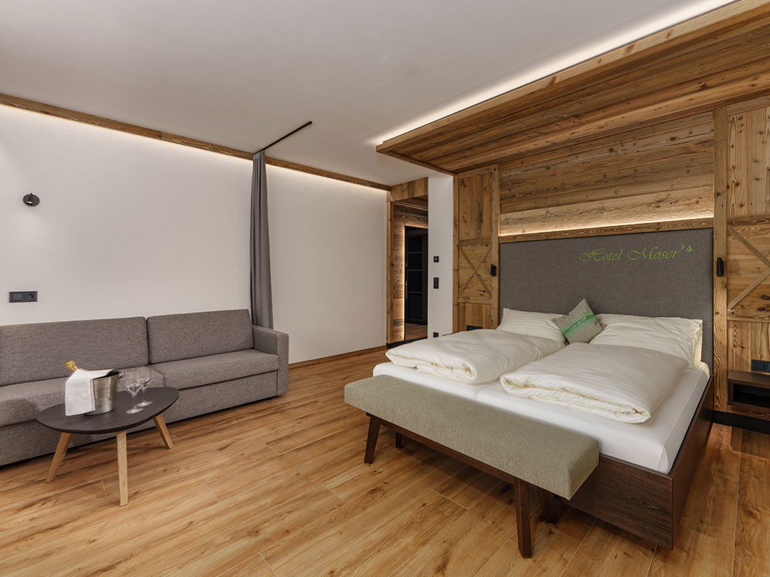 Gemütliches Doppelzimmer Dachstein im 4 Sterne Hotel Moser in Rohrmoos Schladming