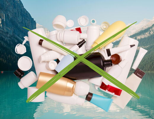 Nachfüllbare Nachfüllseifenspender in den Badezimmern im 4 Sterne Hotel Moser in Rohrmoos Schladming