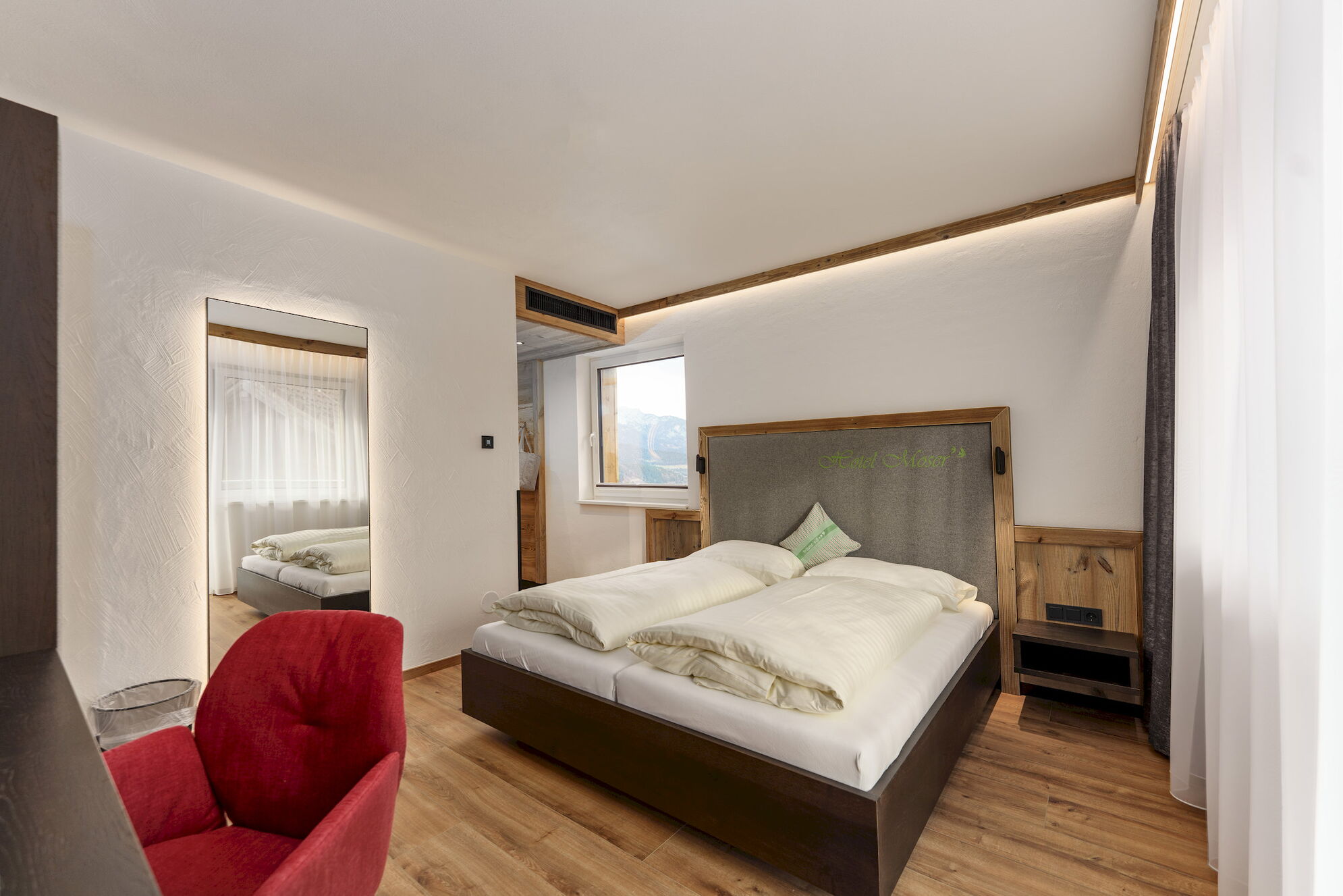 Gemütliches Doppelzimmer Tauern im 4 Sterne Hotel Moser in Rohrmoos Schladming