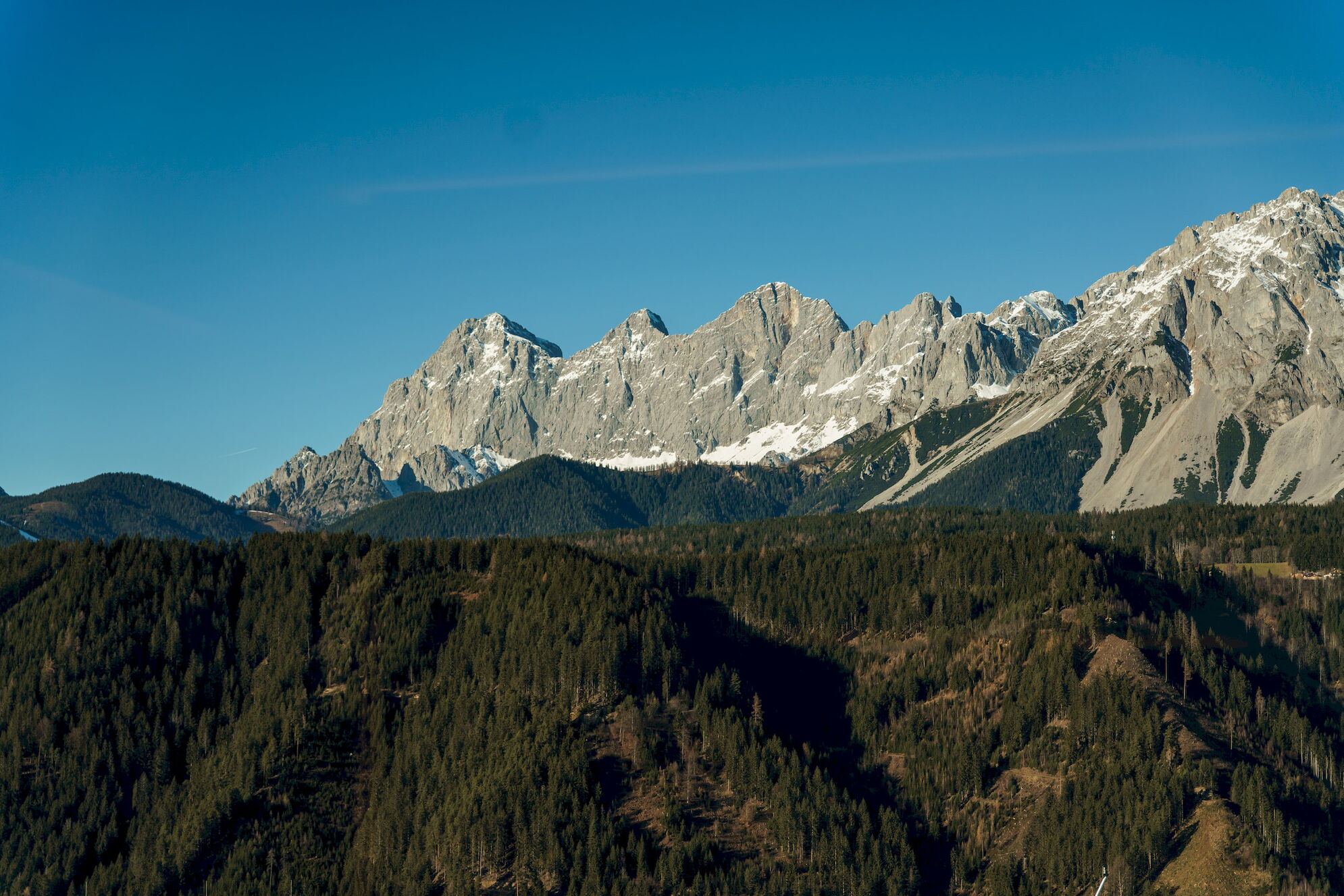 Panoramablick zum Dachstein
