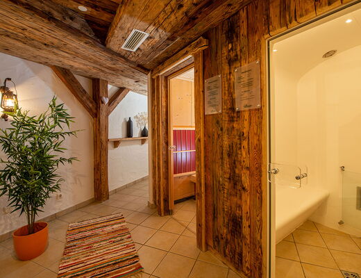 Inviting wellness area in the hotel