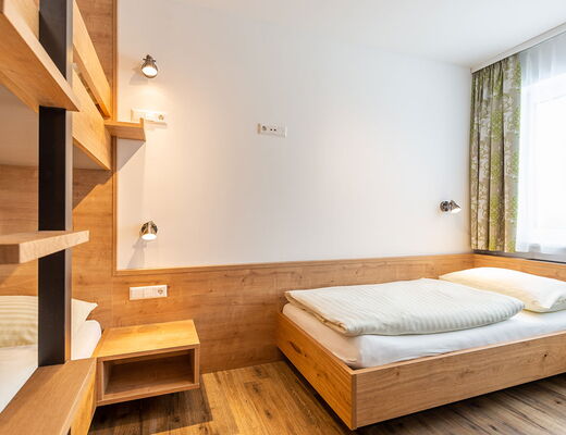 The spacious children's room in the apartment