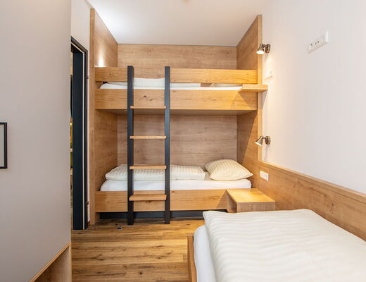 Bunk bed in the children's room